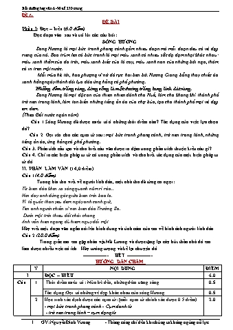 Bộ đề ôn thi HSG Ngữ văn 6 - Nguyễn Đình Vương