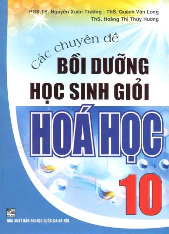 Chuyên đề Bồi dưỡng học sinh giỏi Hóa học Lớp 10