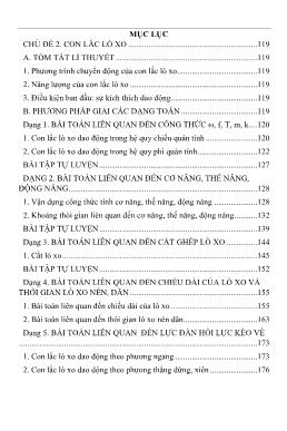 Đề ôn tập môn Vật lí 12 - Chủ đề 2: Con lắc lò xo